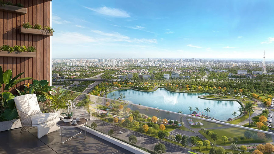 The Magnolia view hồ từ ban công the-magnolia-view-ban-cong-rumor