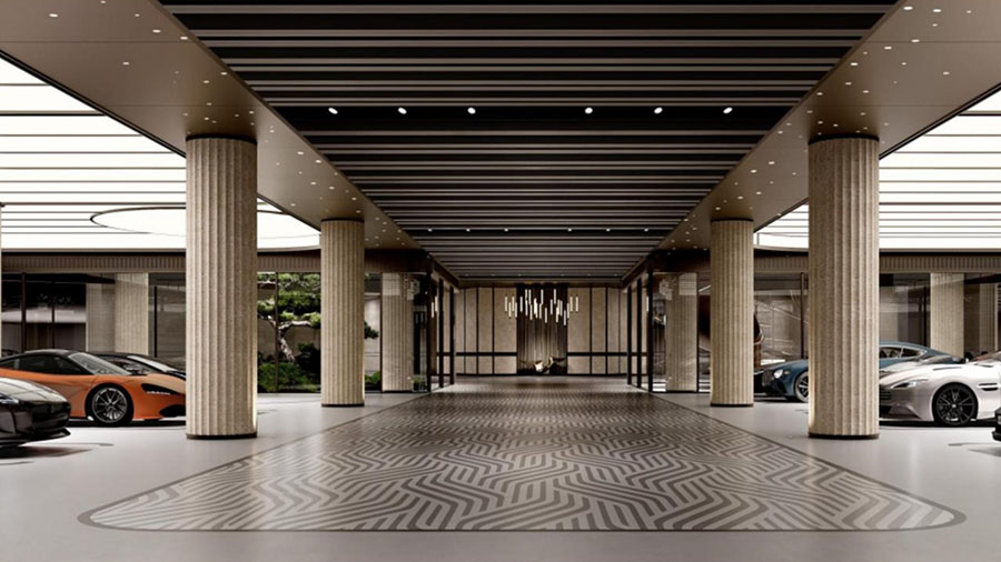 Sảnh đón tiếp tại hầm The Magnolia the-magnolia-sanh-don-tiep-tai-ham